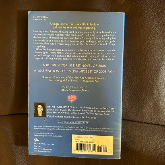 NWT - Enlightenment for Idiots: A Novel Paperback  by Anne Cushman (Author) - Picture 5 of 5